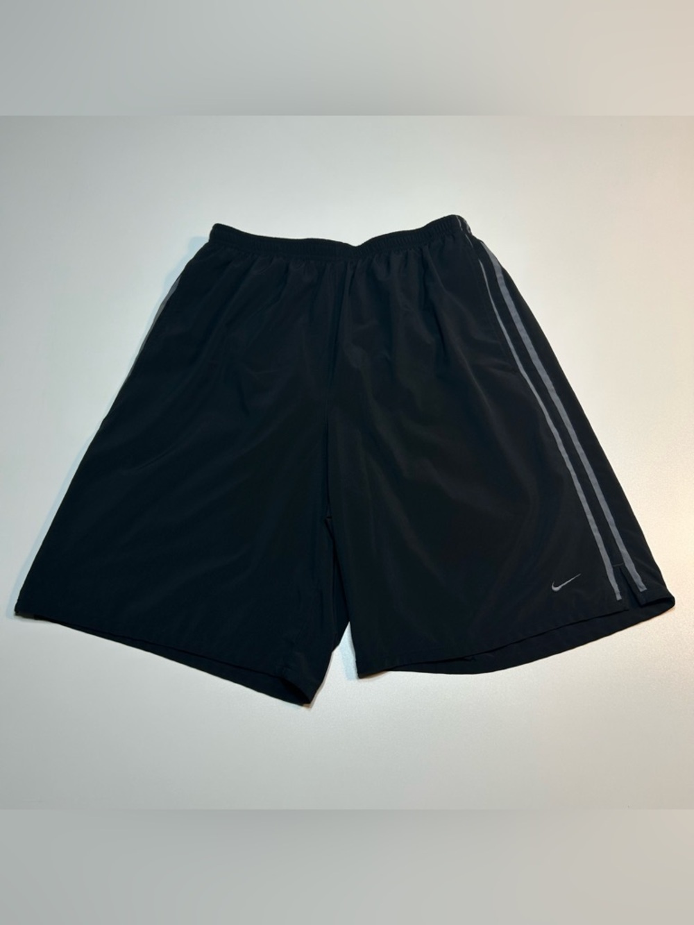 Nike Dri-FIT Men's Black Running Training Shorts 2-in-1 Lined